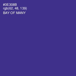 #3E308B - Bay of Many Color Image